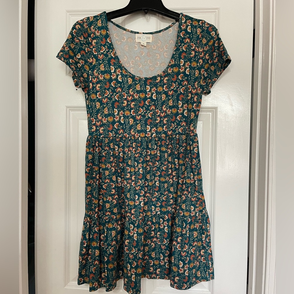 Floral tshirt dress